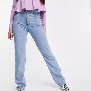 NWT ASOS TALL mid-rise 90s jeans